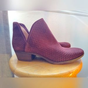 Lucky Brand Baley Booties Raisin Size 8 1/2